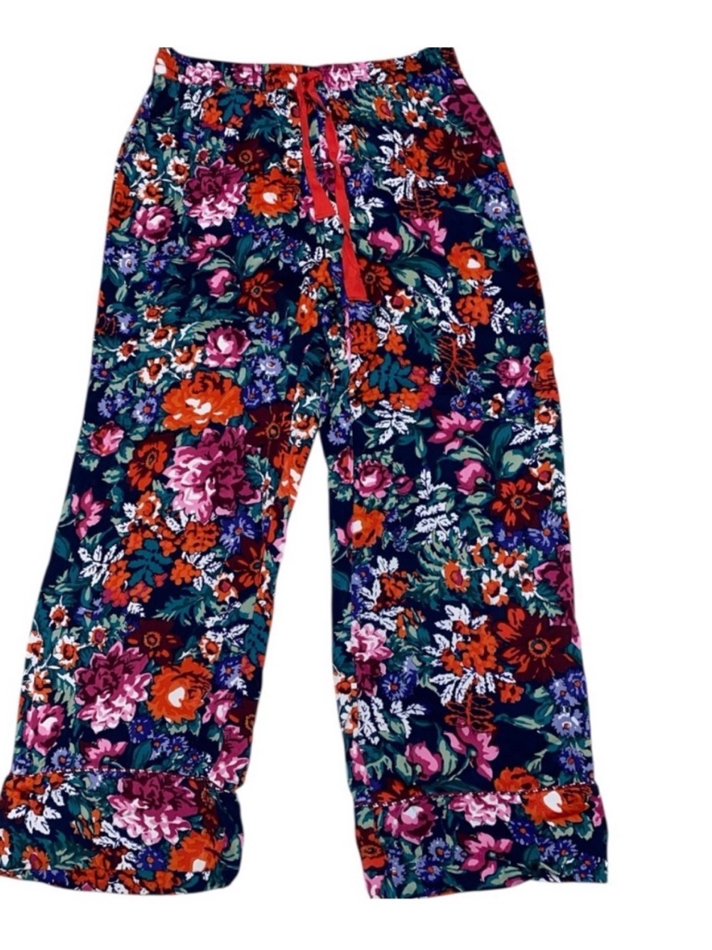 Anthropologie Silky Floreat Pajama Pants Size Medium EUC